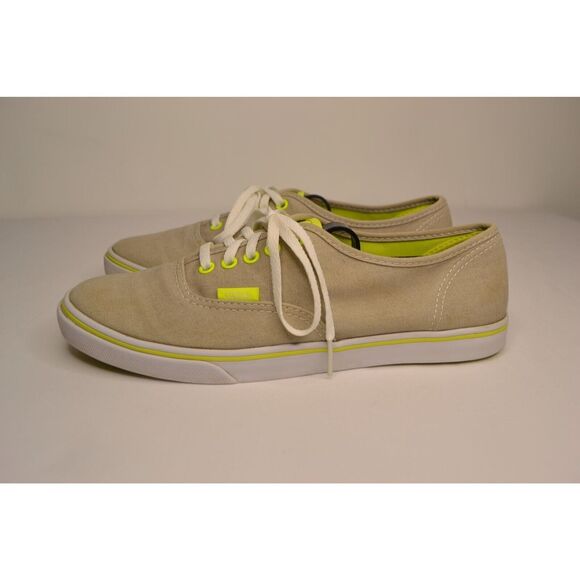 Vans Men's 7 Gray Neon Yellow Lace Up Shoes - Picture 1 of 11